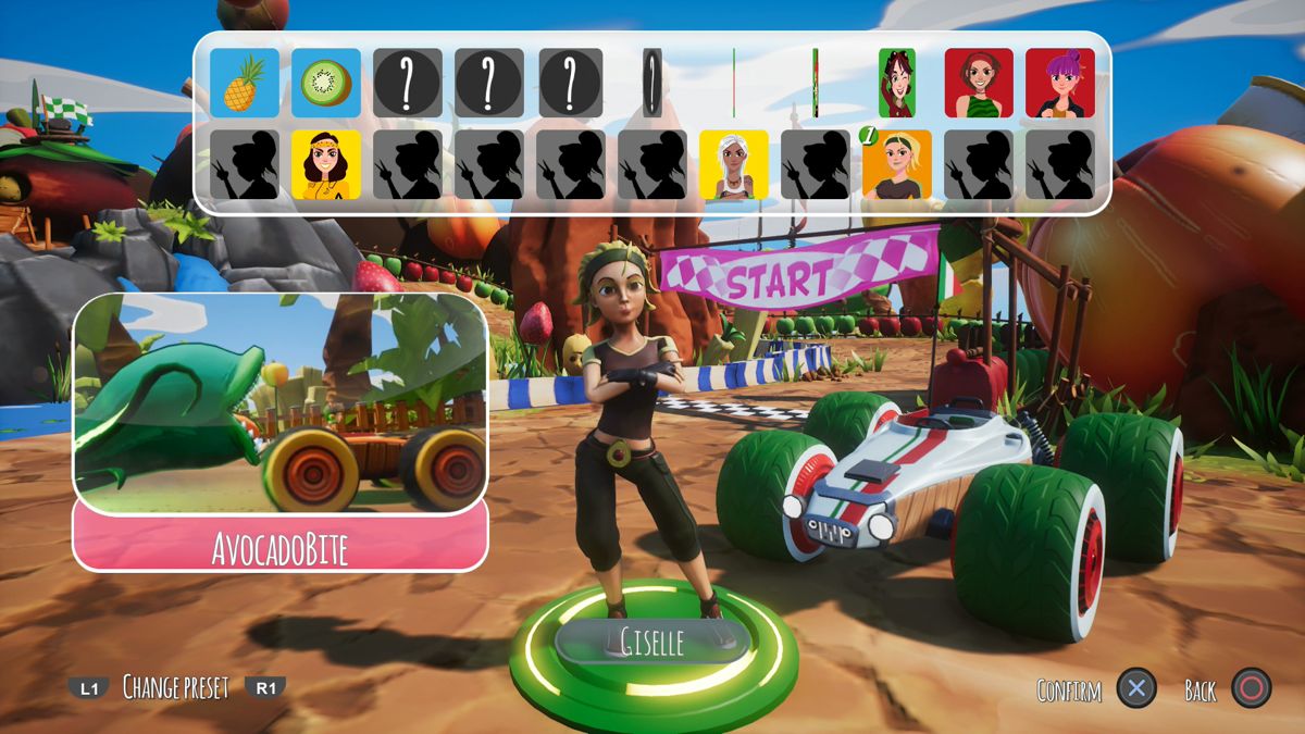 All-Star Fruit Racing screenshot 3 for Playstation 4